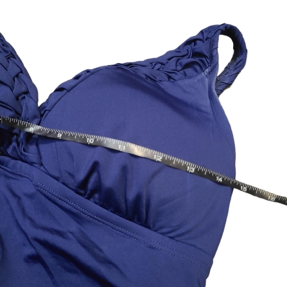 HILOR one piece ruched swimsuit 14 - Picture 5 of 9